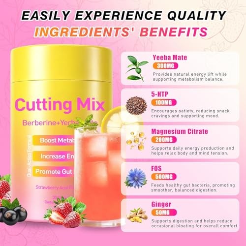 New Cutting Drink Mix – Berberine, Chromium, Satiety & Metabolism Suppor | Gut