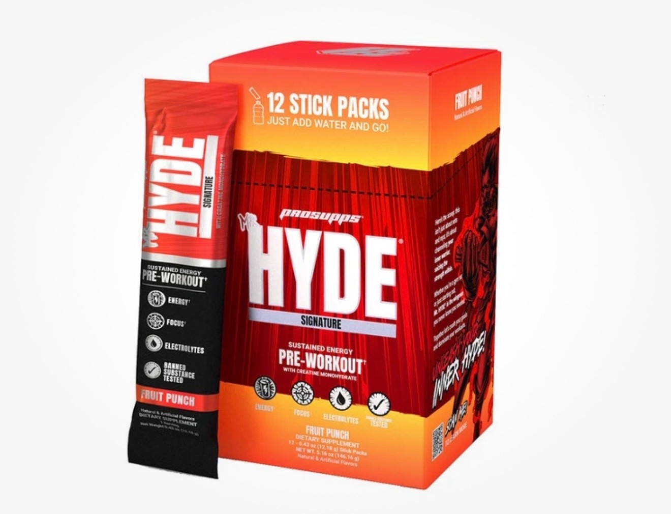 ProSupps Mr. Hyde Signature Pre Workout Drink Mix 12 Ct. Fruit Punch