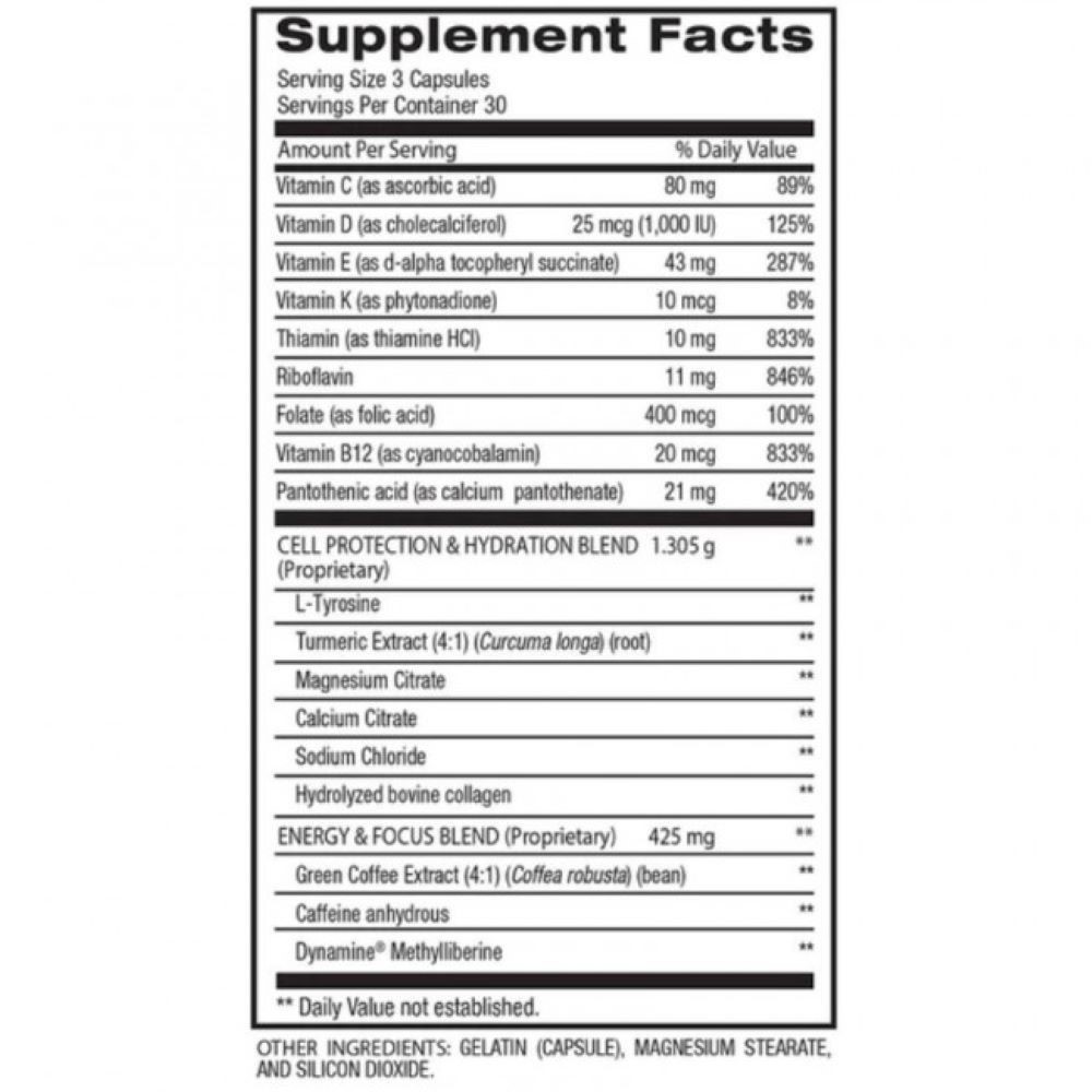BPI Sports AM Fast Break Intermittent Fasting & Keto 90 Caps 30 serv 02/24