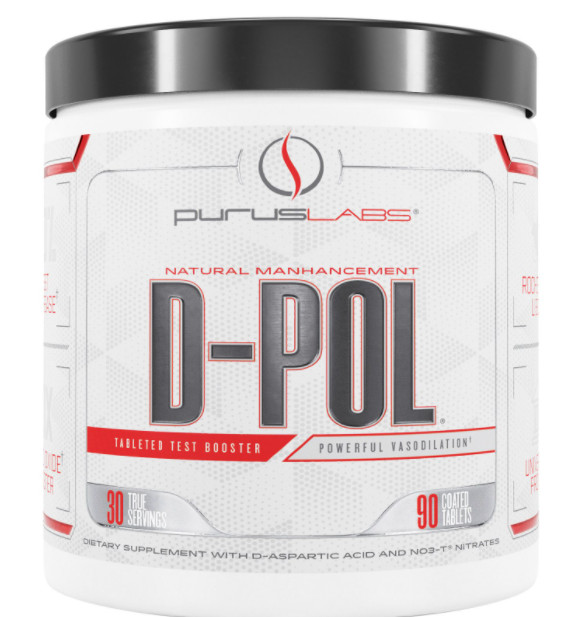 DPOL, STRONGEST TEST BOOSTER by Purus Labs D-POL – Build Lean Muscle – 90 Tabs
