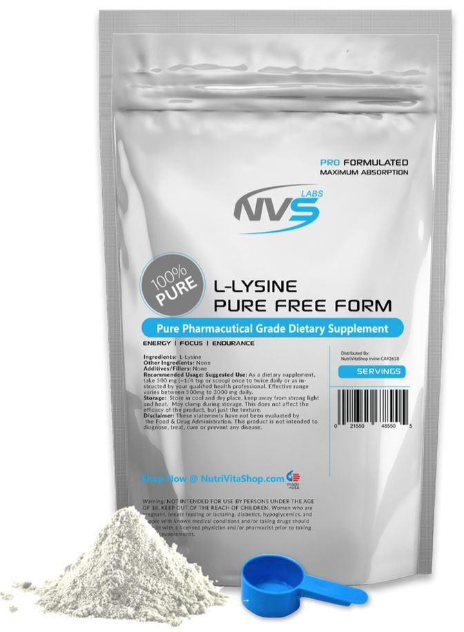 5000g (11 lb) 100% L-LYSINE HCL NVS USP GRADE KOSHER nonGMO