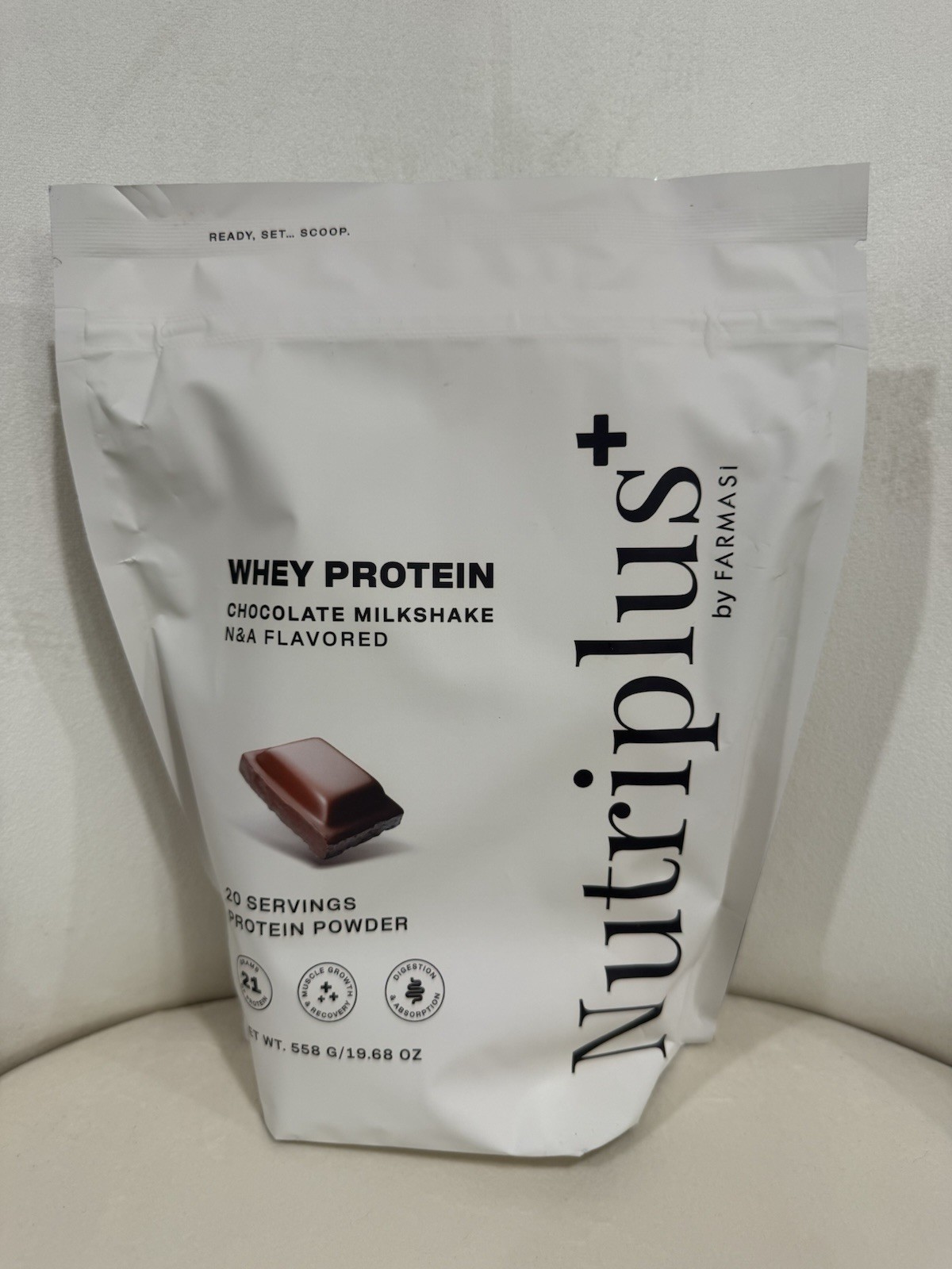 Farmasi Nutriplus+ Whey Protein Chocolate Milkshake Flavor 20 Servings New