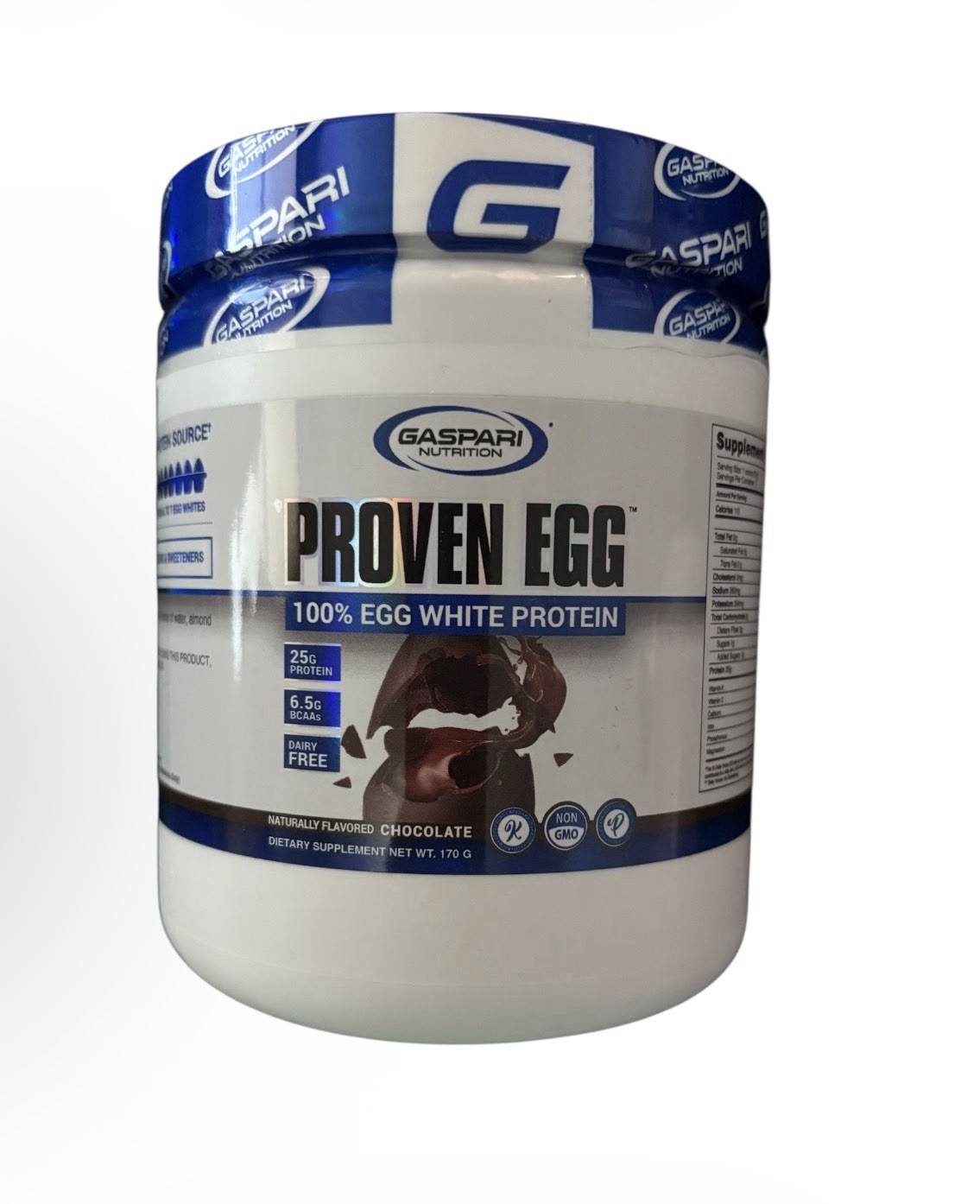 Gaspari Nutrition Proven Egg – 100% Egg White Protein 170g – Brand New Sealed