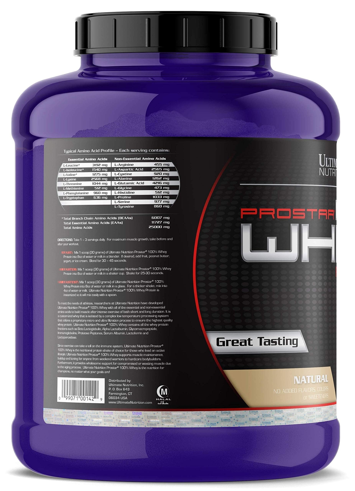 Prostar Whey Protein Powder, 25 gm of Protein – 80 Servings, Unflavored