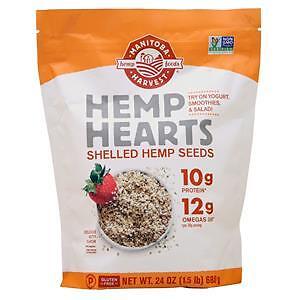 Manitoba Harvest Hemp Hearts – Shelled Hemp Seeds 24 oz