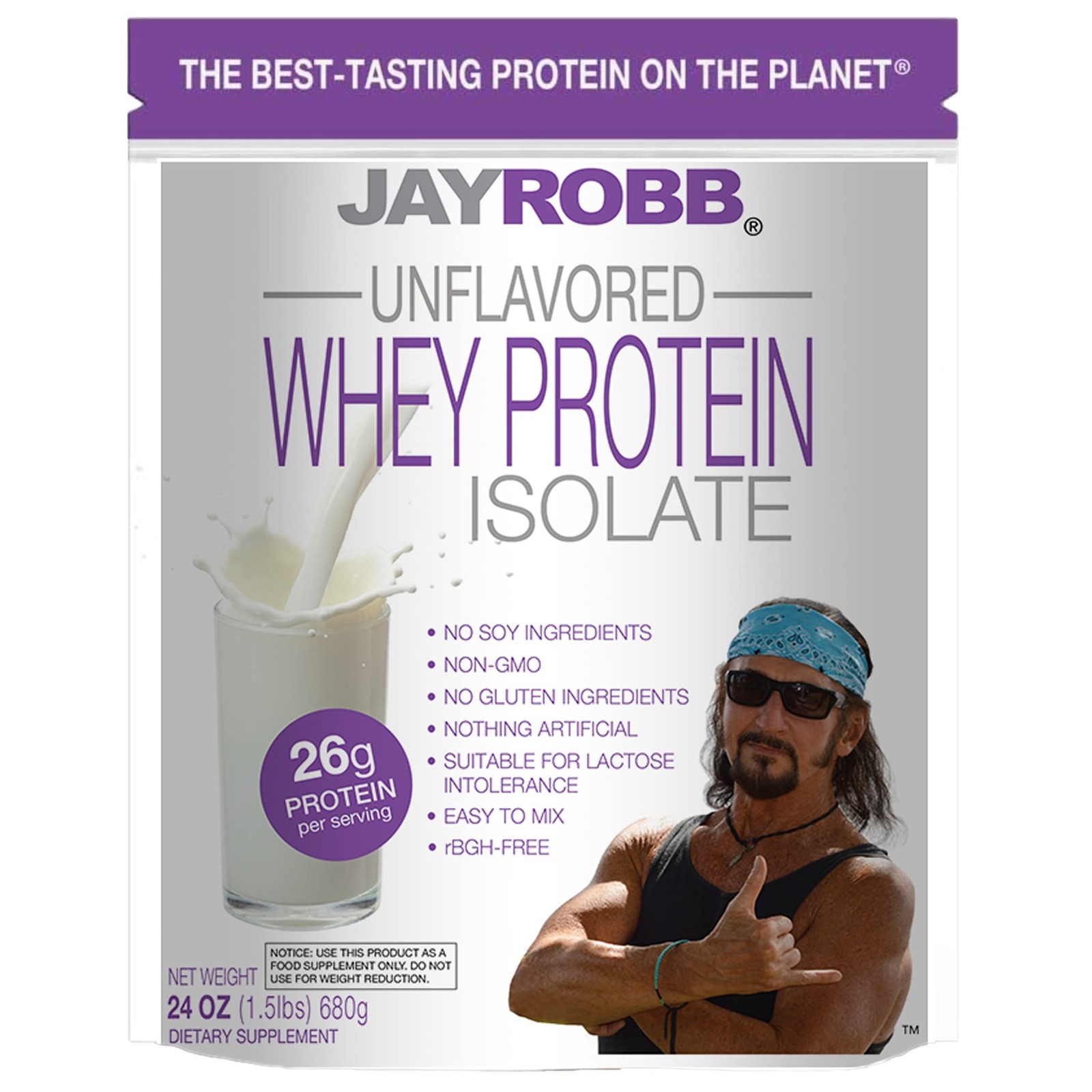 Jay Robb – Grass-Fed Whey Protein Isolate Powder, Outrageously Delicious,