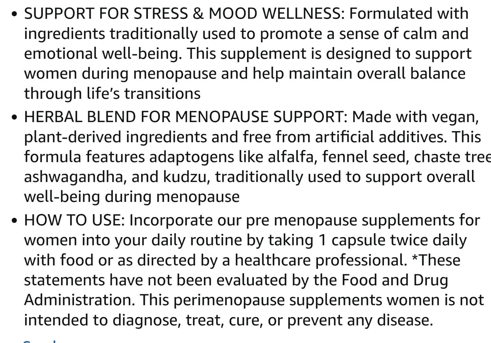 WILE PERIMENOPAUSE SUPPORT Mood & Sleep 60 Capsules (30 Servings) BEST BY 08/26