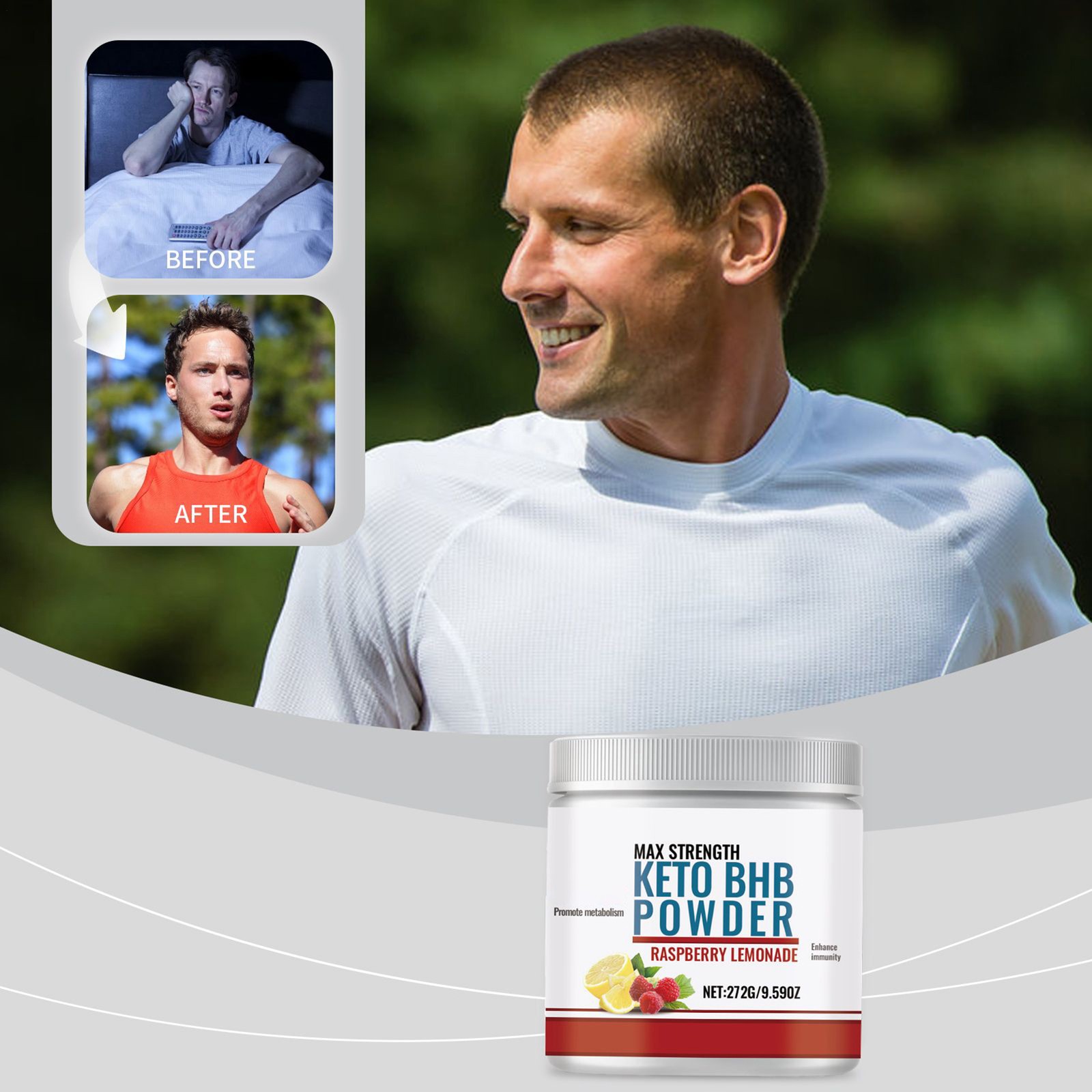 Dr. Boz Keto BHB powdered – Raspberry Lemonade Electrolyte Powder Boosts Energy
