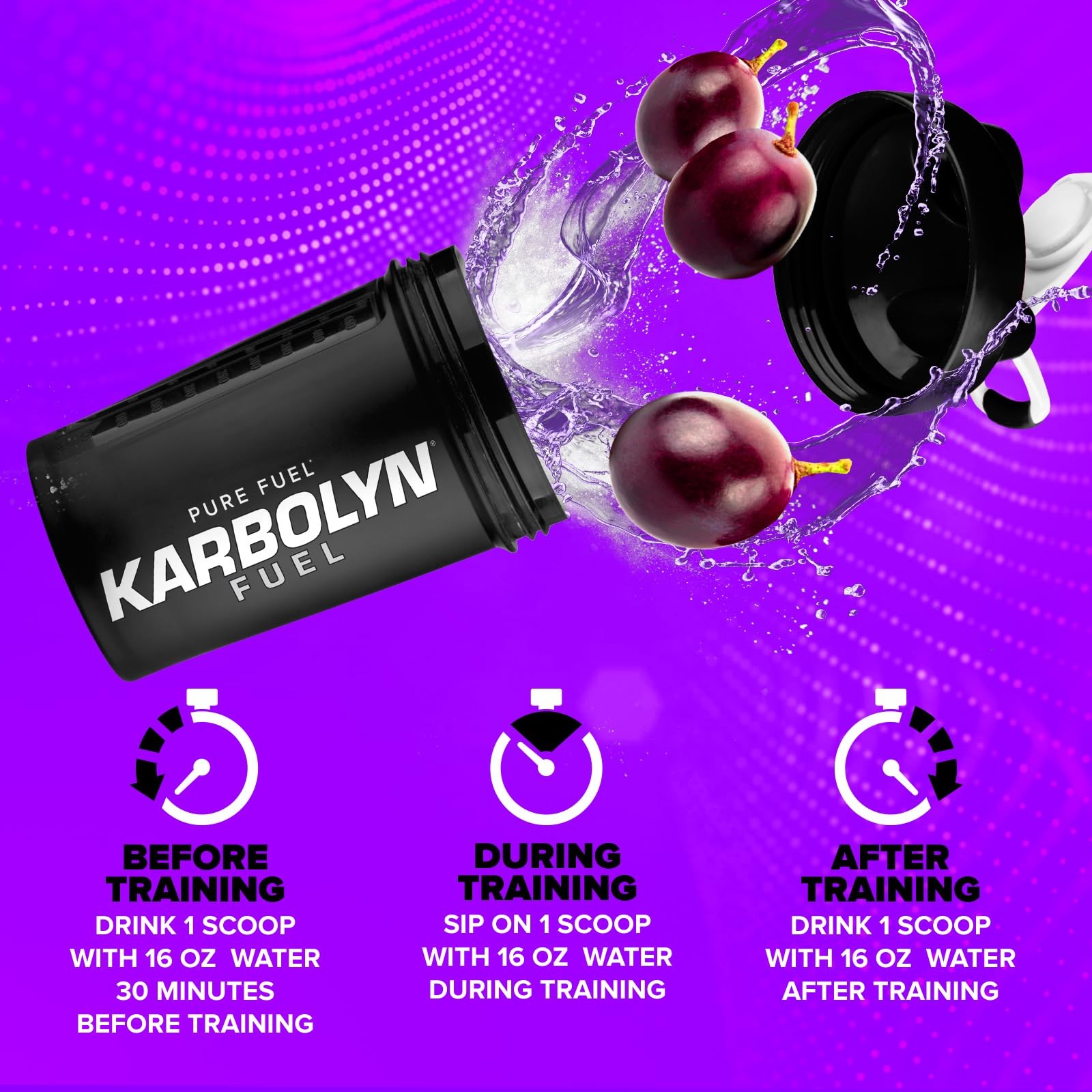 EFX Sports Karbolyn Fuel | FastAbsorbing Carbohydrate Powder | Carb Load, Sus…