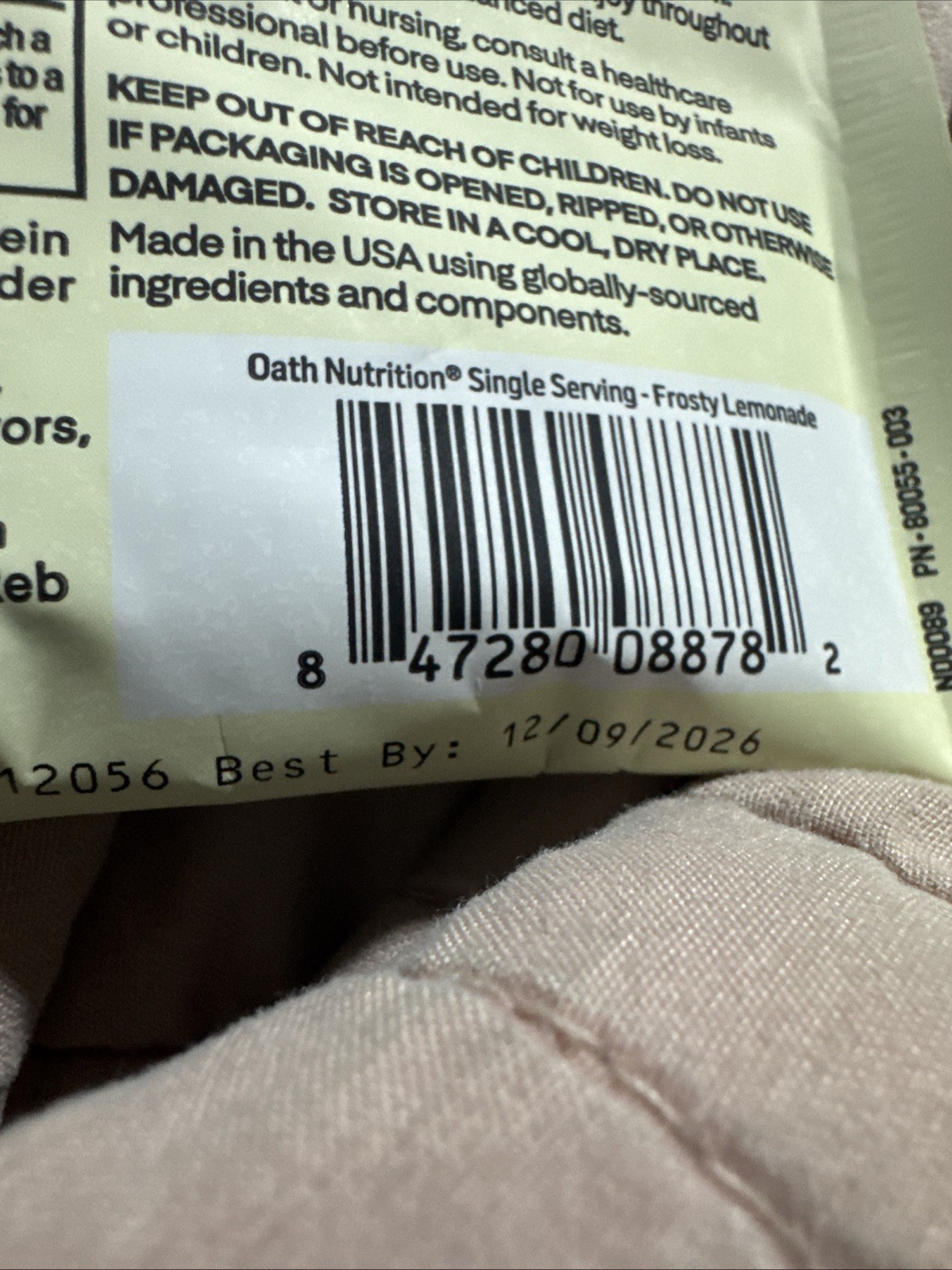 Oath Nutrition Clear Whey Protein – Variety Pack 5 Count