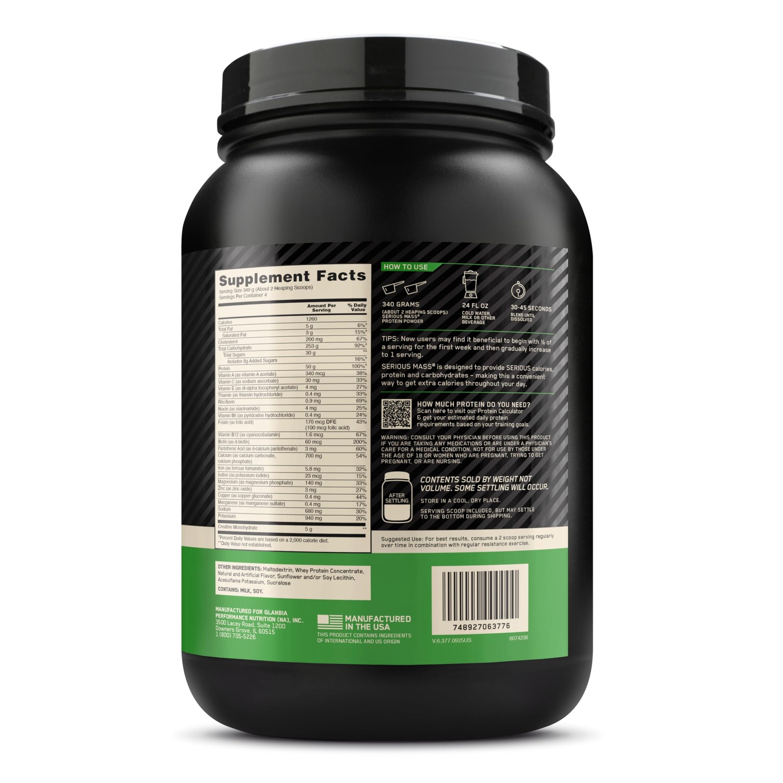 Optimum Nutrition Protein Vanilla 3LB