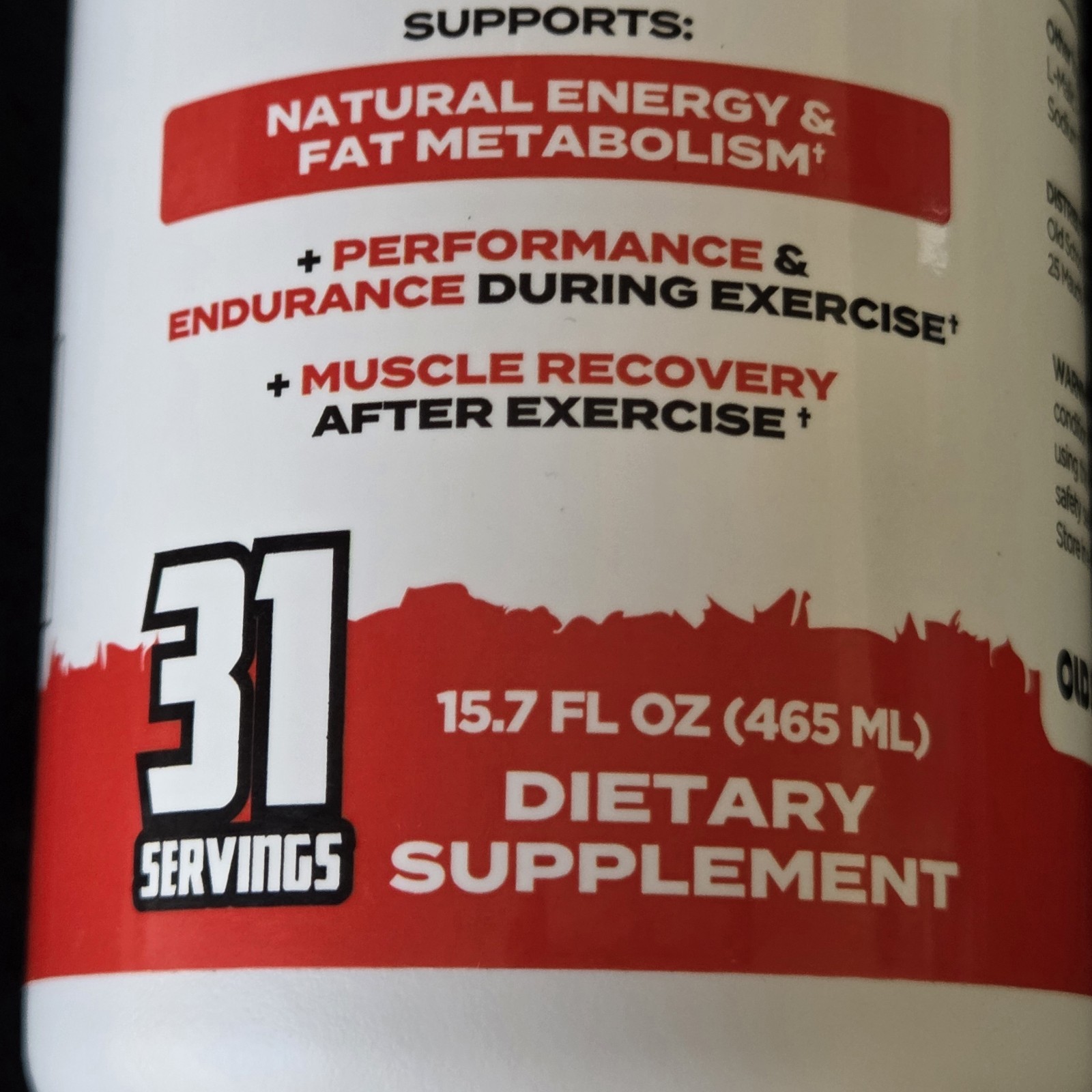 Old School Labs Liquid L-Carnitine 3000mg Advanced 4in1 Formula Supplement 16oz