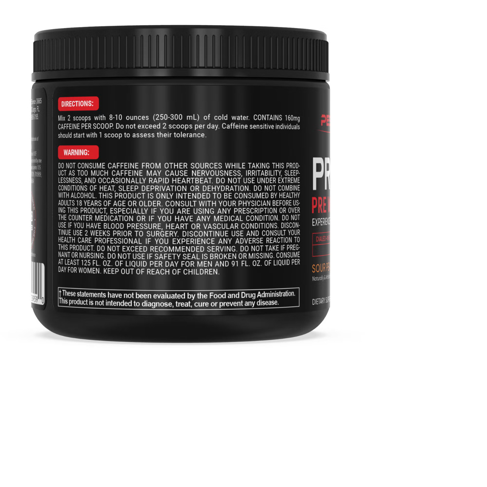 PEScience Prolific Pre-Workout Sour Peach Candy🍑 🍬 40 Servings EXP02/28