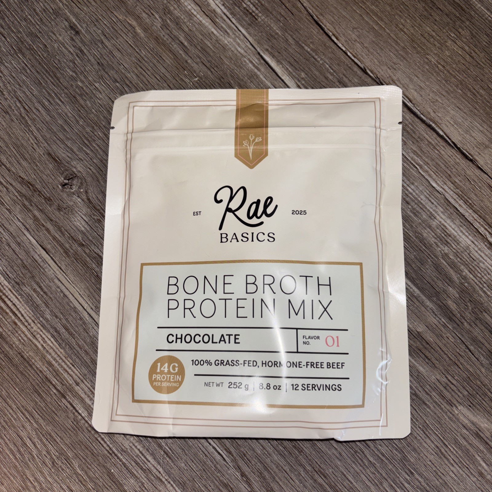 Rae Basics Bone Broth Protein Powder, Grass Fed Collagen with 14g Complete Pr…