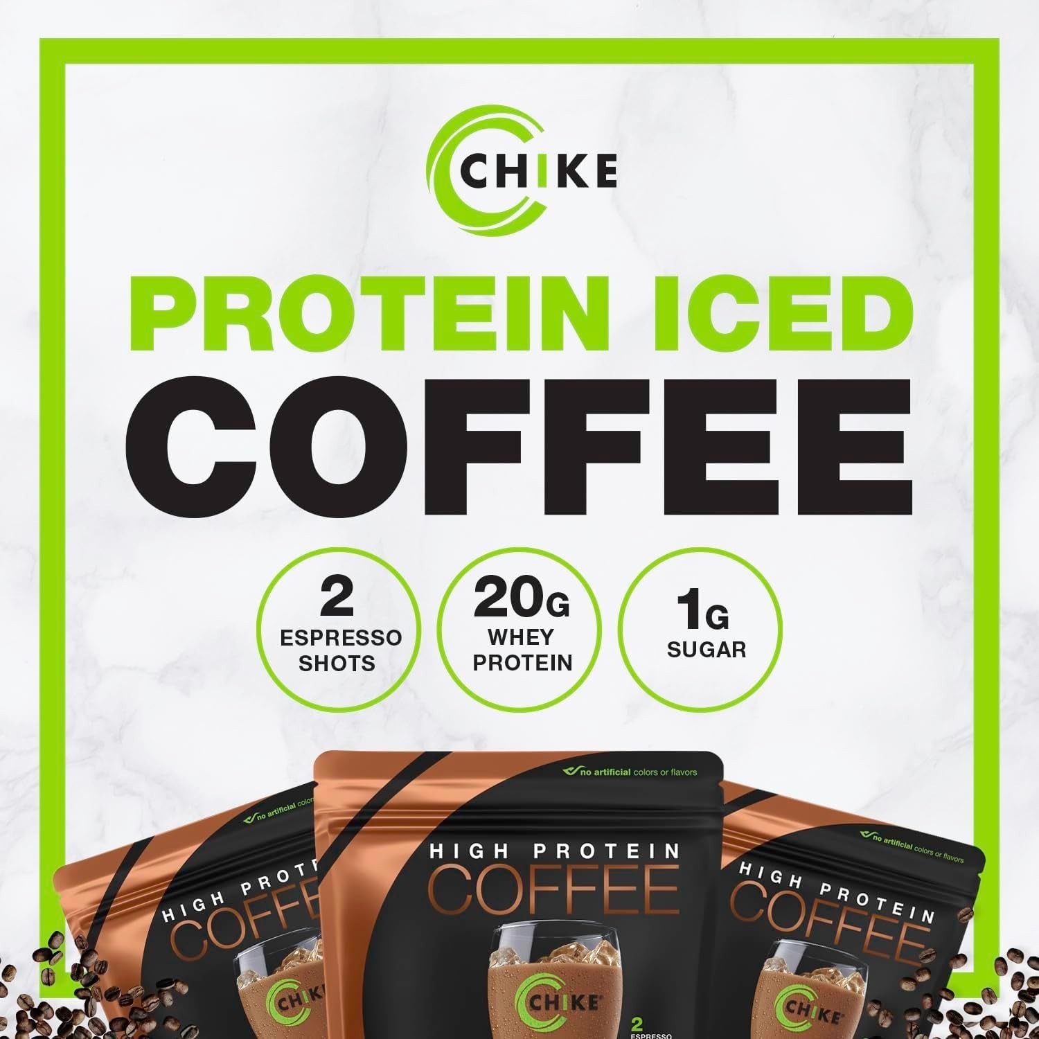 Chike Nutrition Protein Iced Coffee Mocha Iced Coffee 27.1 oz – 20g of protein