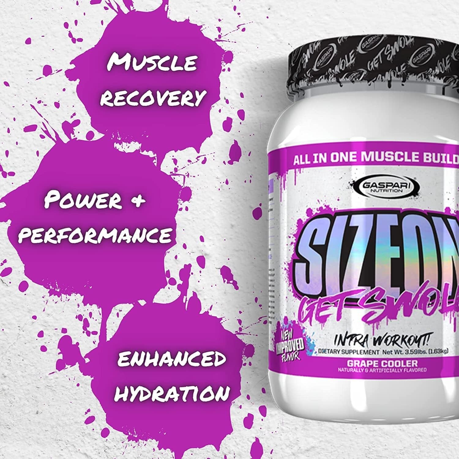 Gaspari Nutrition SizeOn, The Ultimate Hybrid 3.59 Pound (Pack of 1)