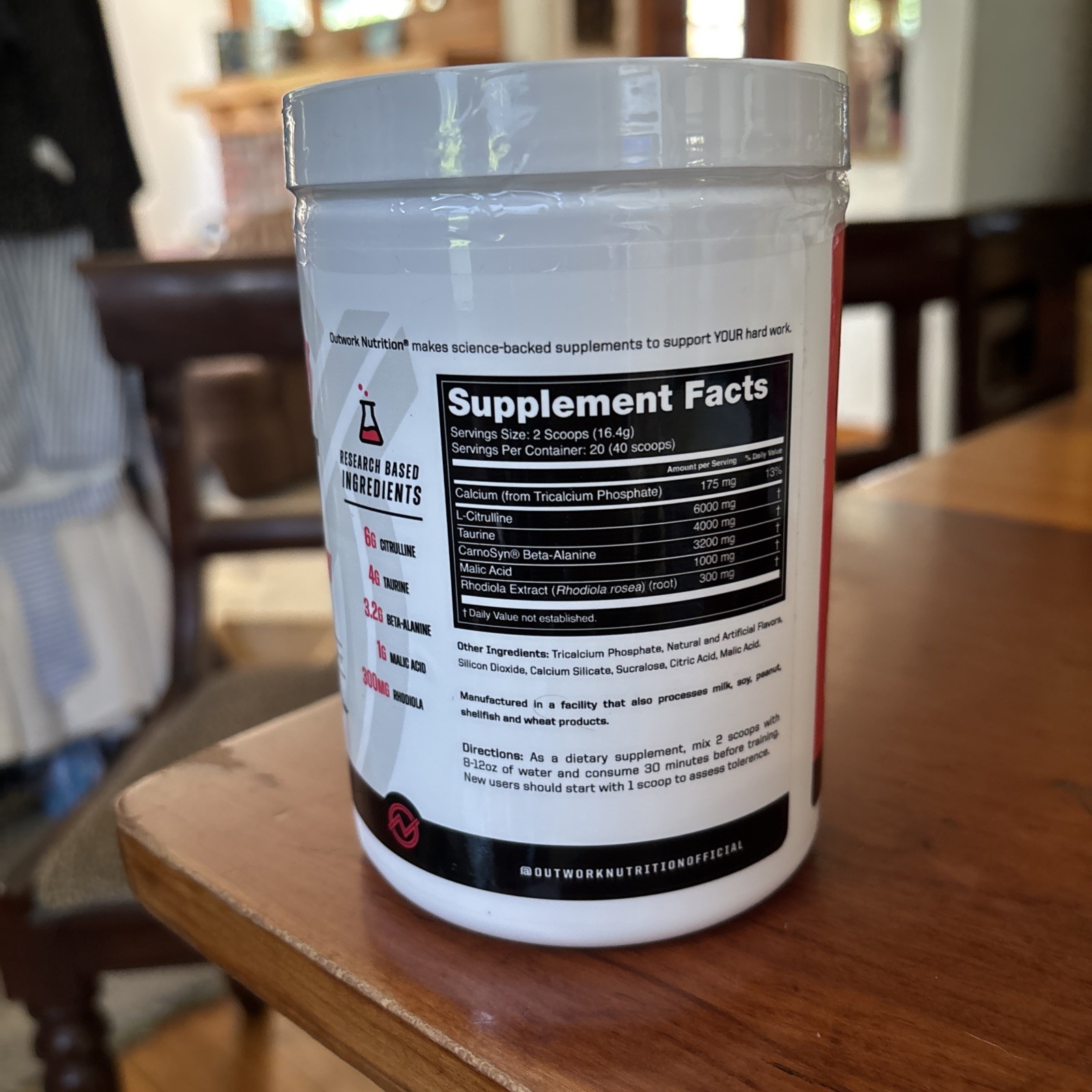 outwork nutrition Pre Workout Tropical Candy 20 Servings