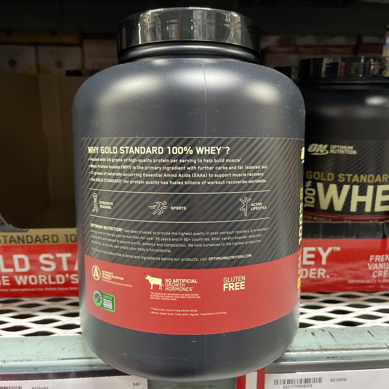Optimum Gold Standard Whey Protein Powder (french Vanilla Cream )4.23LB/1.92kg
