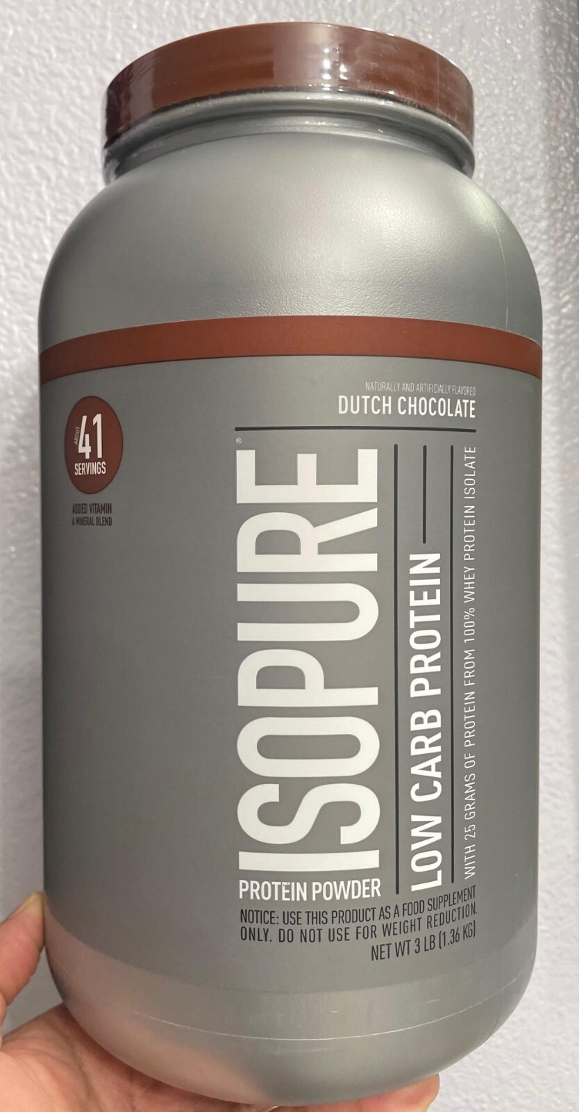 Isopure Dutch Chocolate Low Carb Protein 3 lb,Now S.Isolate, G6 Prolific & More