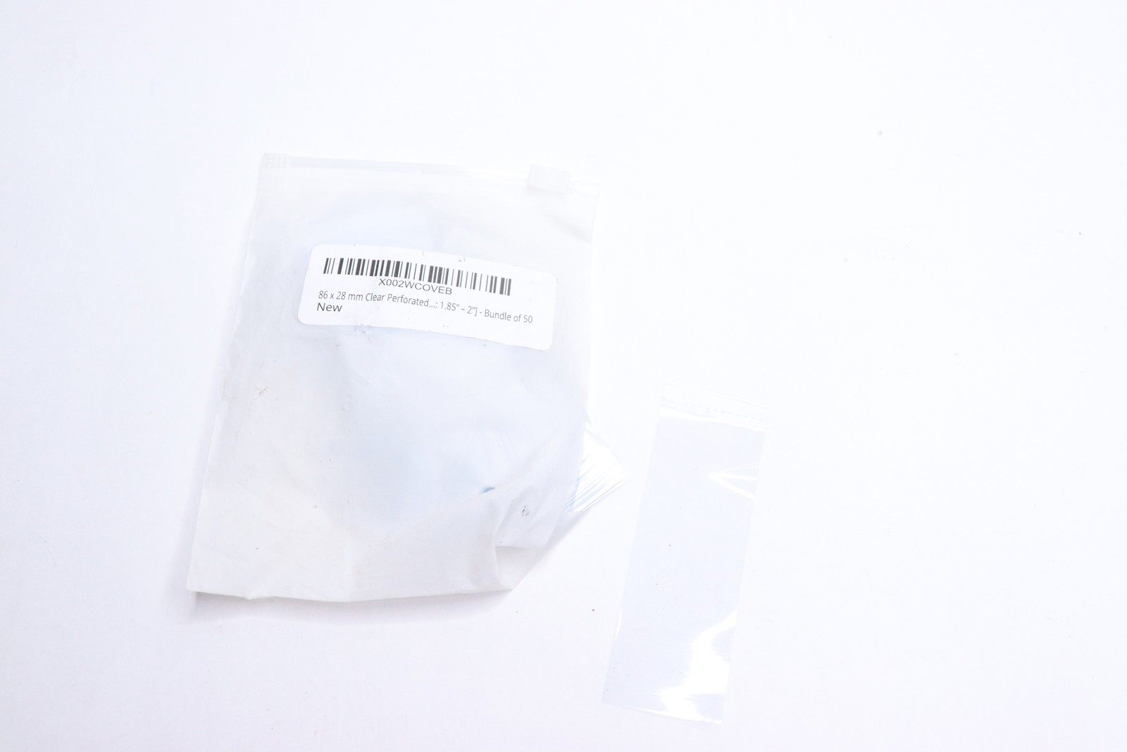 (50-Pk) Supplement & Supply Perforated Shrink Band Clear for Spice Jars