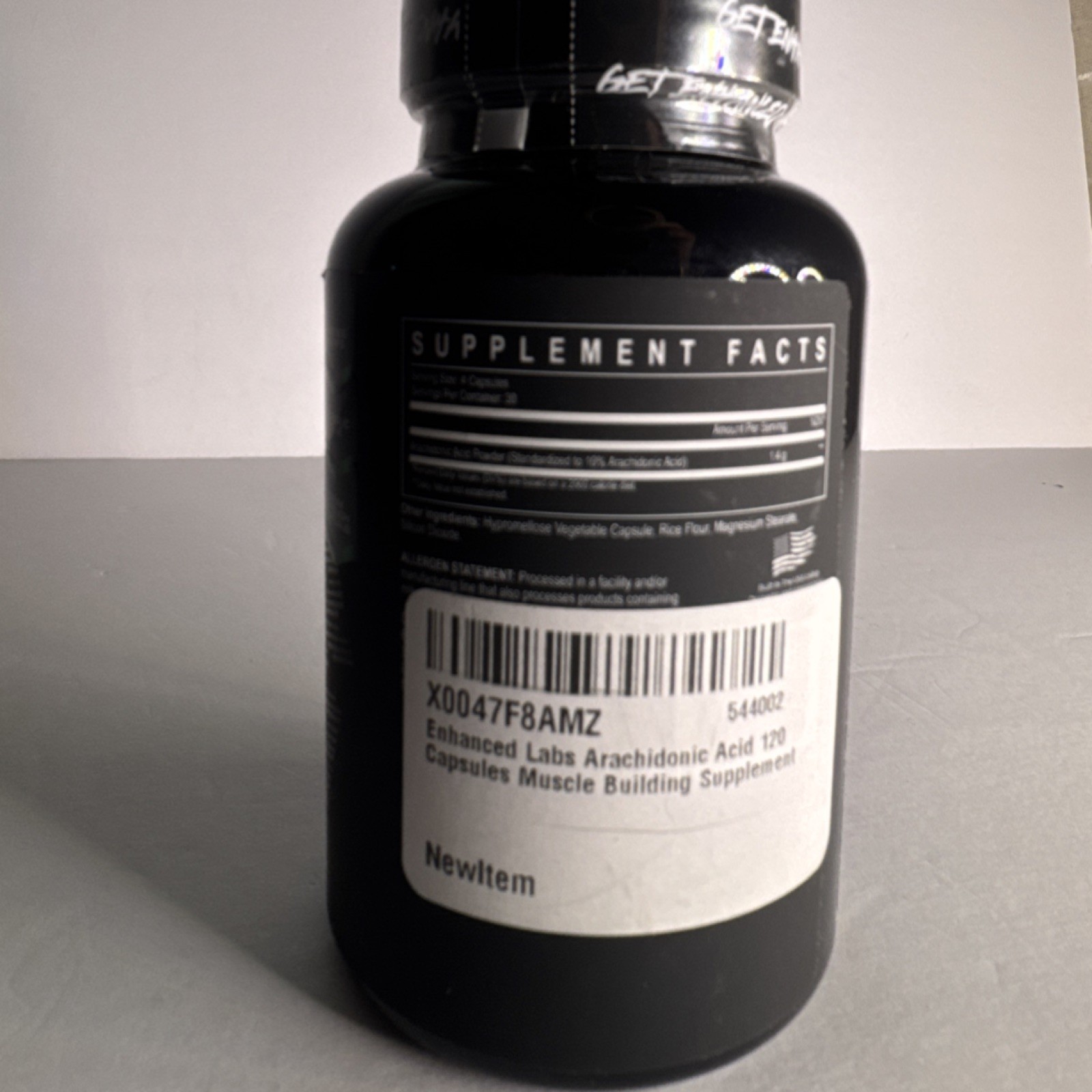 Enhanced Labs Arachidonic Acid 1400mg Muscle Building Lean Mass Supplement120ct