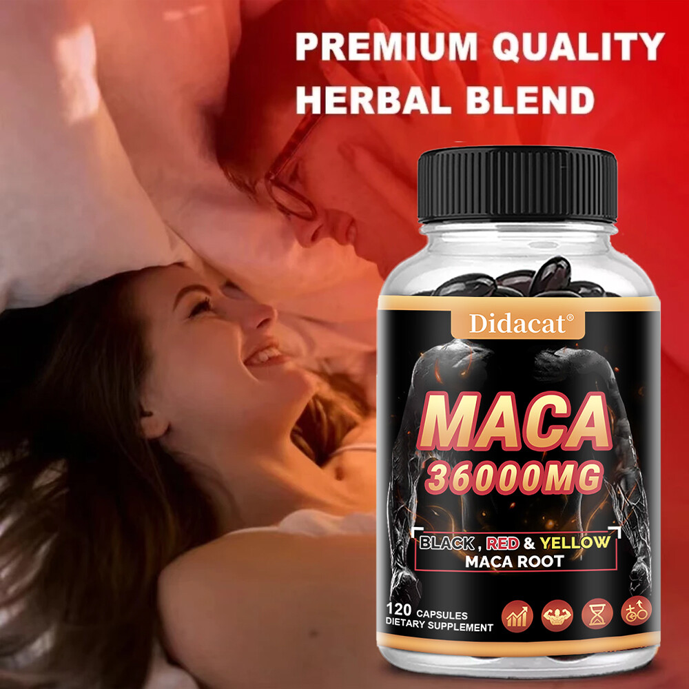 Maca + Ginseng Highest Potency Available Supports Desire Stamina – 30 To 120Caps