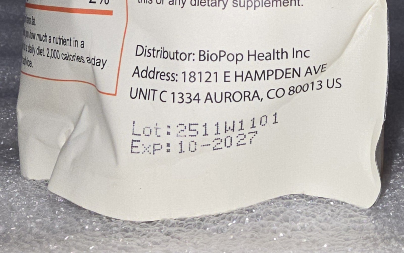 Farmer Protein Bovine Colostrum Powder Pumpkin Pie Flavor 12.7oz Bag EXP 10/2027