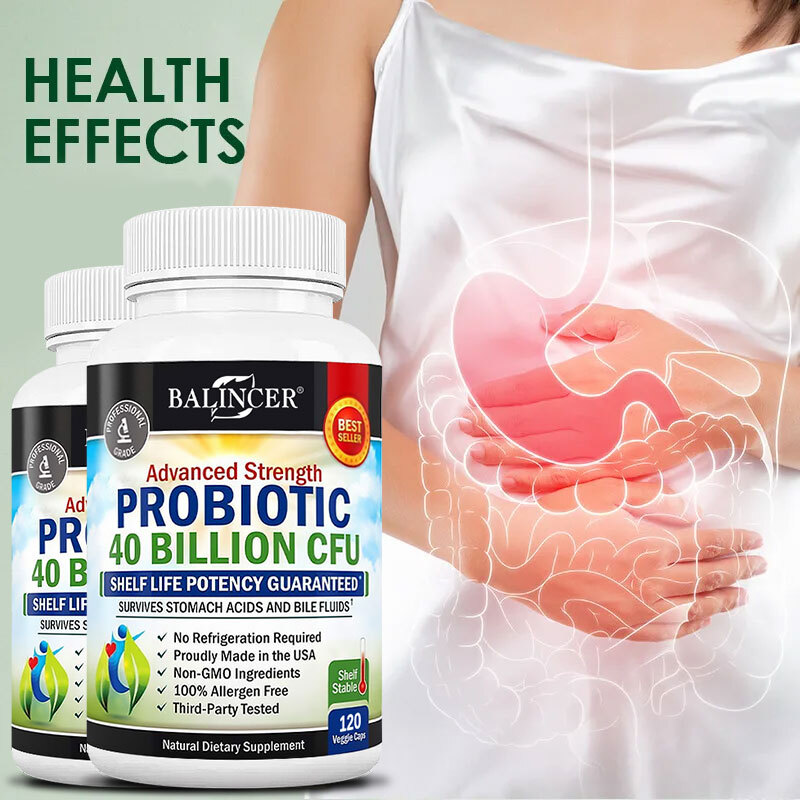 Probiotics -Improve Bloating, Gas and Constipation Provide Longer-lasting Energy
