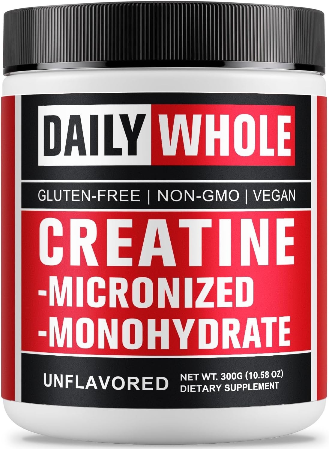 Unflavored Micronized Creatine 300g – 60 Servings for Optimal Energy Management