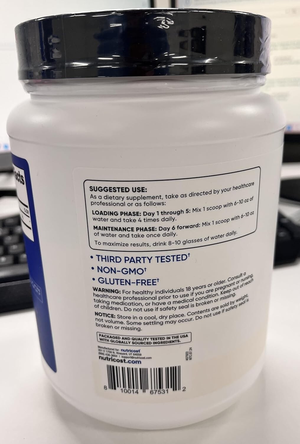 Muscle Growth Success: 5g Creatine Monohydrate Powder 1 KG – Pure Formula