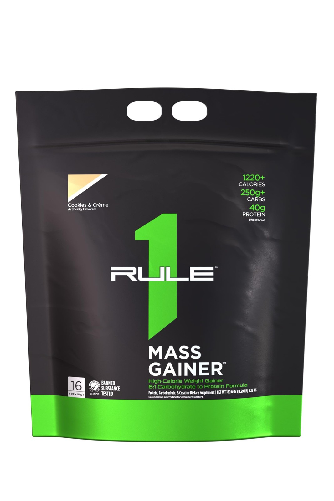 Rule 1 Proteins Mass Gainer HighCalorie Weight Gain Formula with 1,220+ Calo…