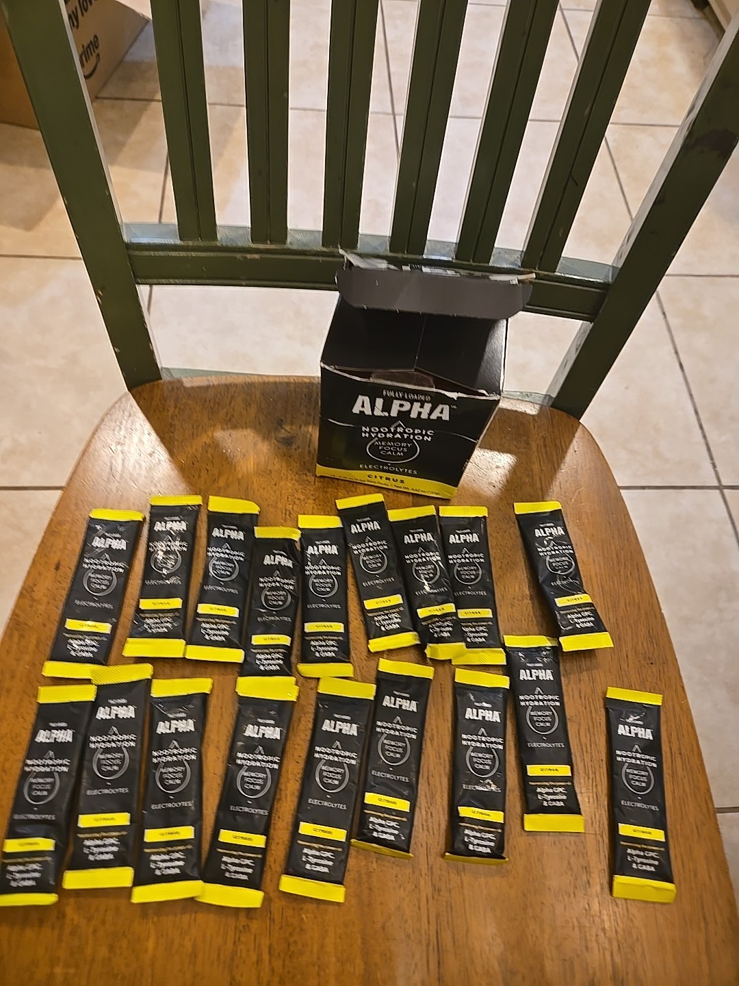 Fully Loaded Alpha Fuel Nootropic Hydration Memory Calm +;Electrolytes Citrus