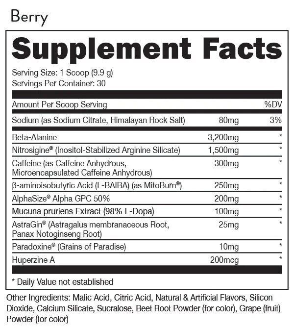 BUCKED UP LFG PRE-WORKOUT FAT LOSS ENERGY FOCUS 30 SERVINGS – TROPICAL