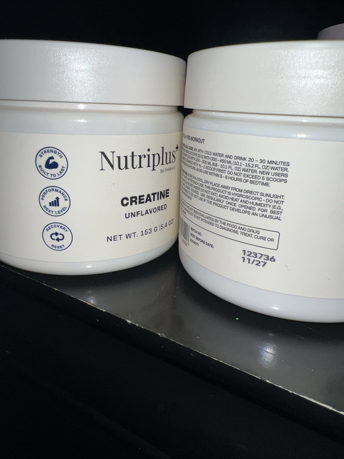 Creatine And Pre Workout Powder Vegan Farmasi