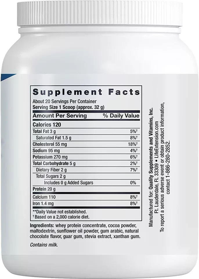 Wellness Code® Whey Protein Concentrate (Chocolate) 640 grams