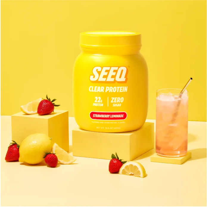 Seeq Clear Protein Powder, Strawberry Lemonade, 15 Servings
