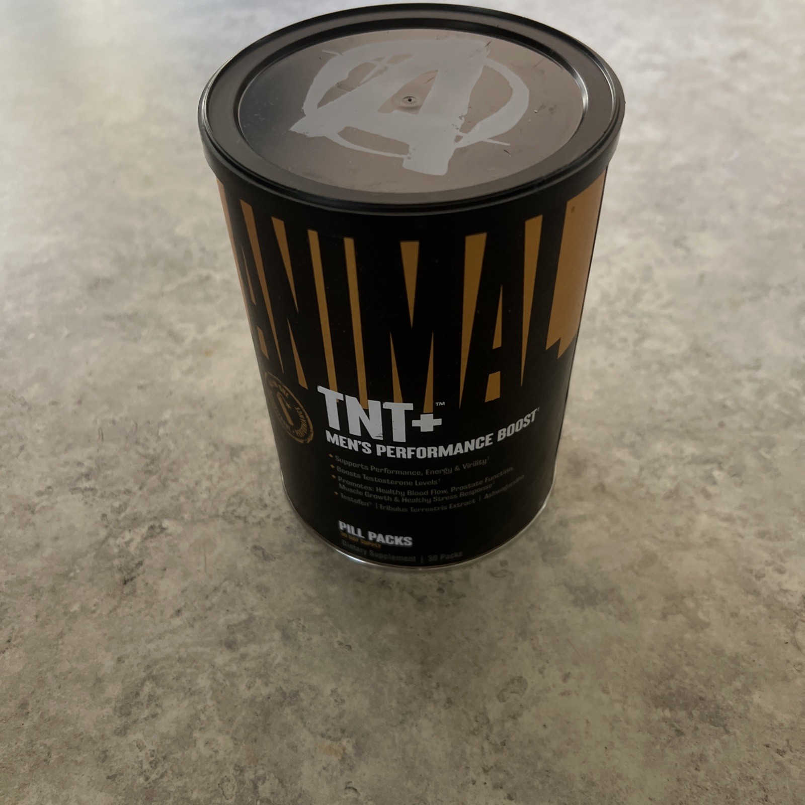 Animal TNT+ Men’s Dietary Supplement Pill Packs 30 Packs 1 Month Exp 03/2028