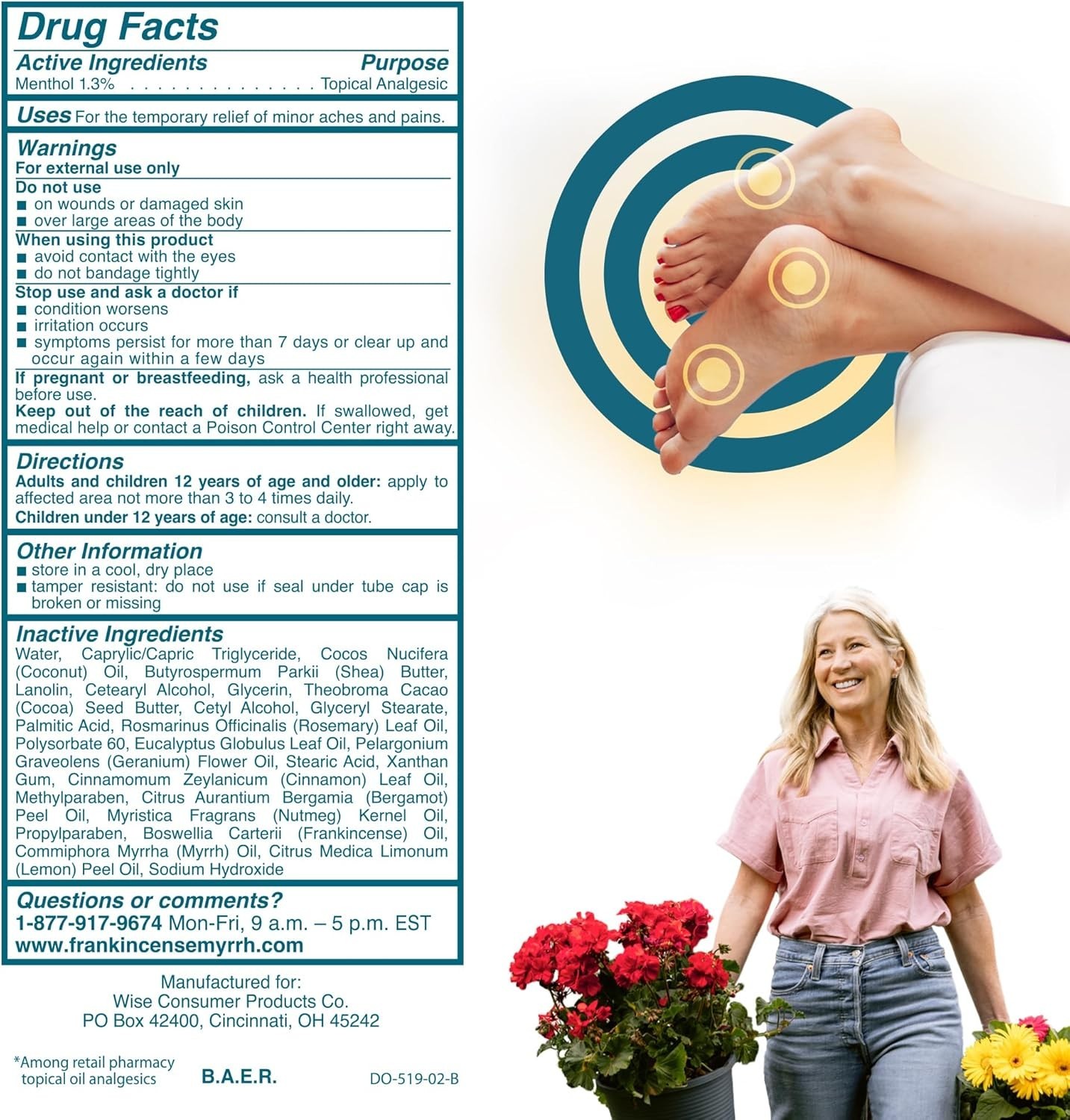 Healing Lotion with Frankincense and Myrrh for Neuropathy and Pain Relief