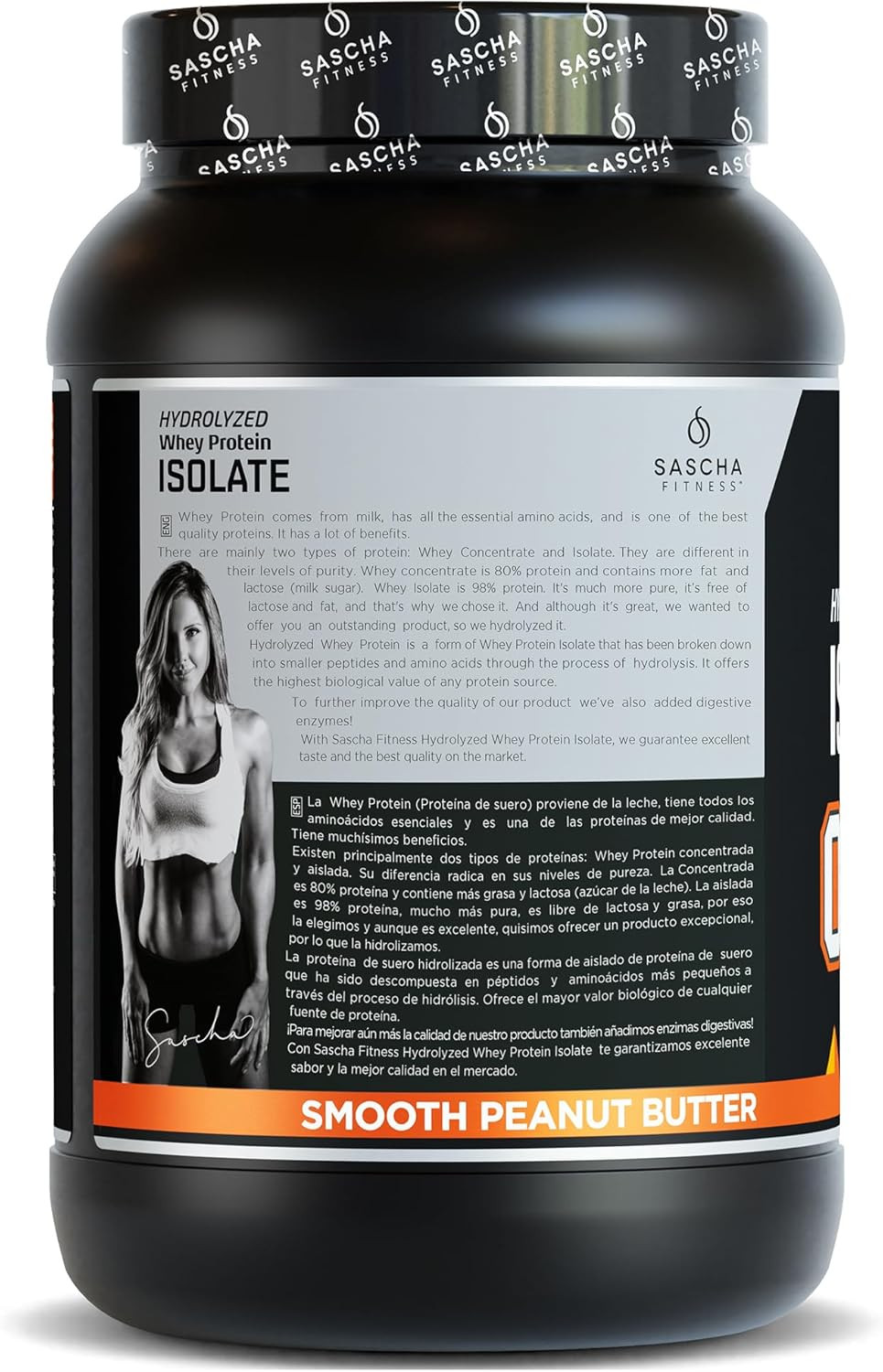 Hydrolyzed Whey Protein Isolate,100% Grass-Fed (2.3 Pounds, Peanut Butter)