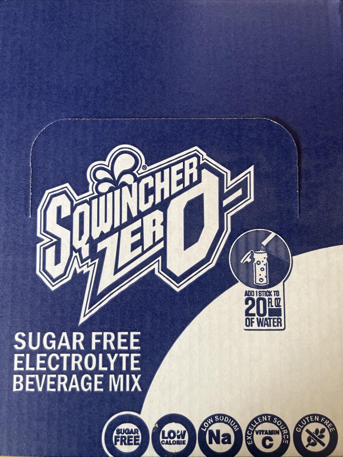Sqwincher Zero Electrolyte Replenishment, Mixed Berry 10 Sticks 075880414148