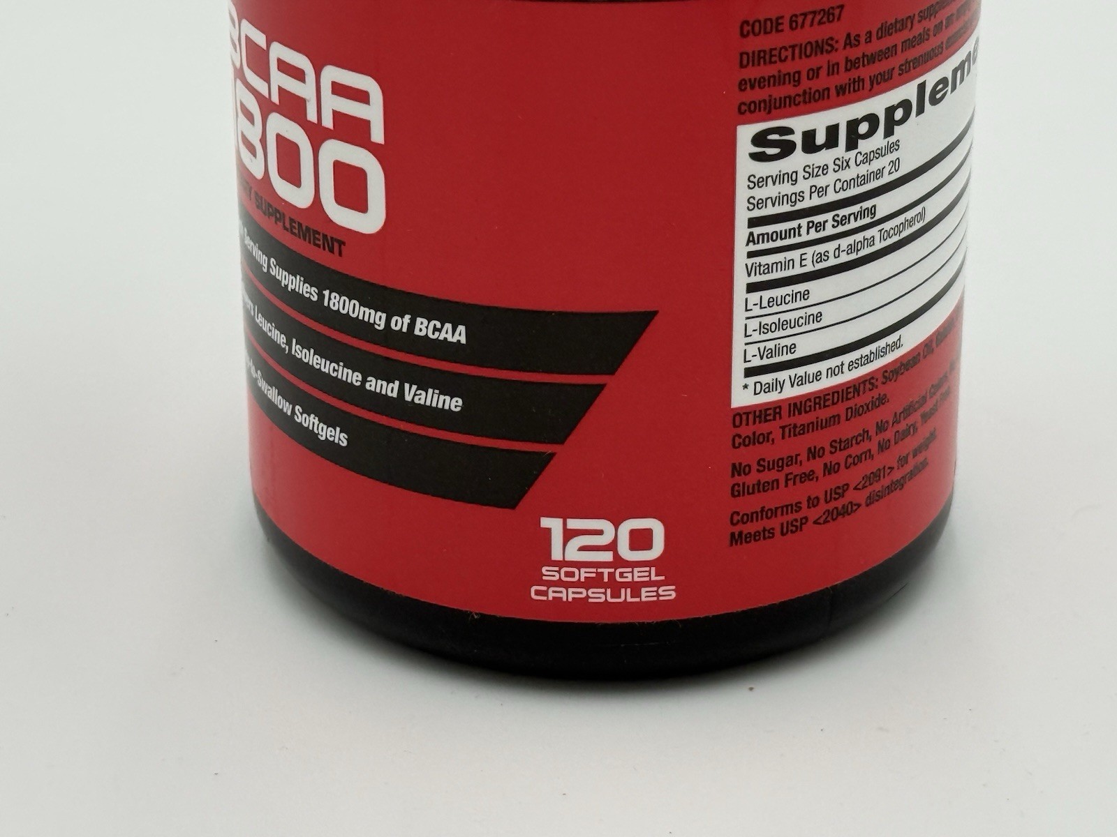 GNC Pro Performance BCAA 1800 ~ Recover Faster ~ Build More Muscle Exp. 11/2026.