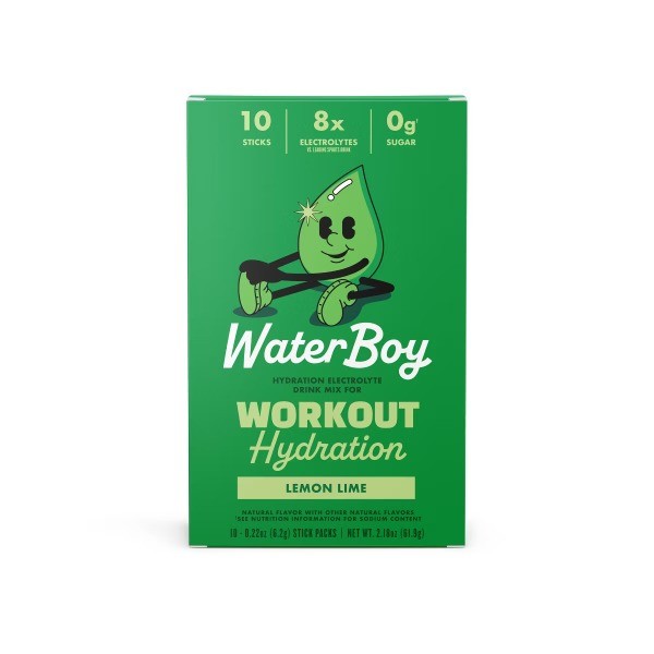 Workout Hydration Dietary Supplement Powder – Lemon Lime – 10pk