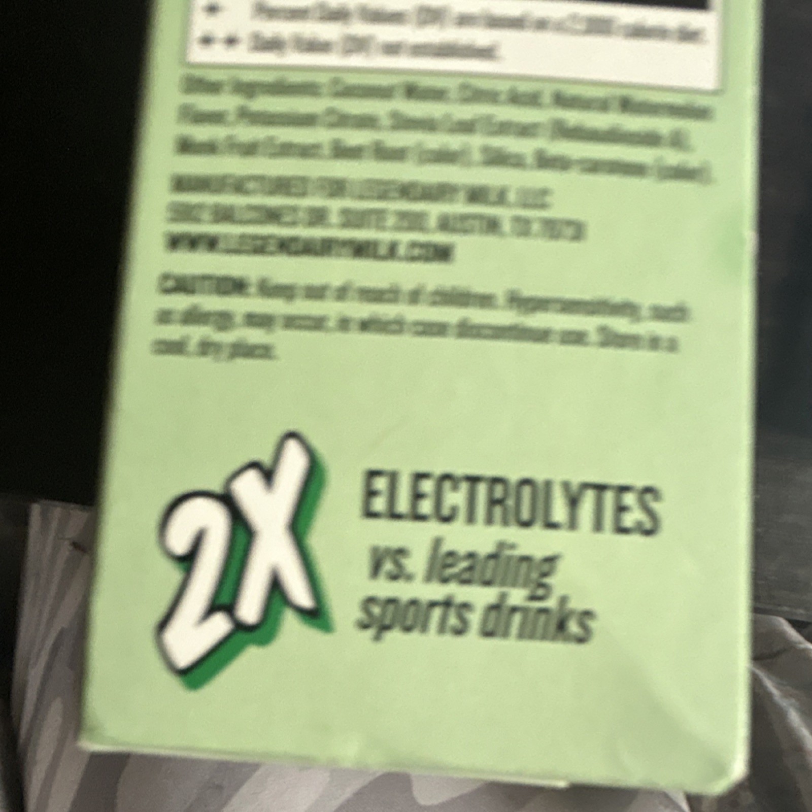 Legendairy Milk Electrolyte Mix Watermelon Hydration Vegan 18 Stick Packs