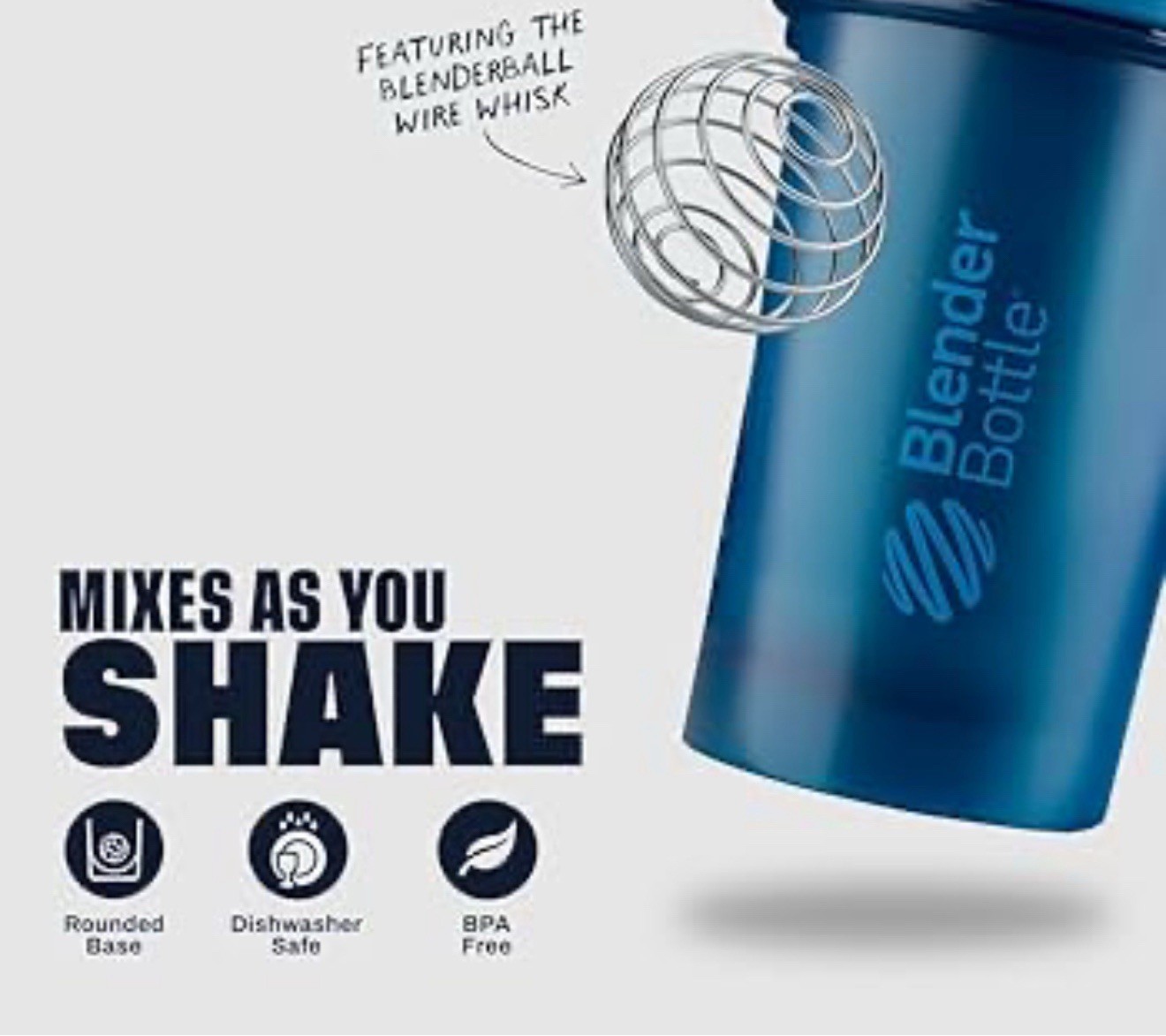 4 Quick Blender Shakercup – your Water Gym Bottle 20oz. Buy1 Get 3