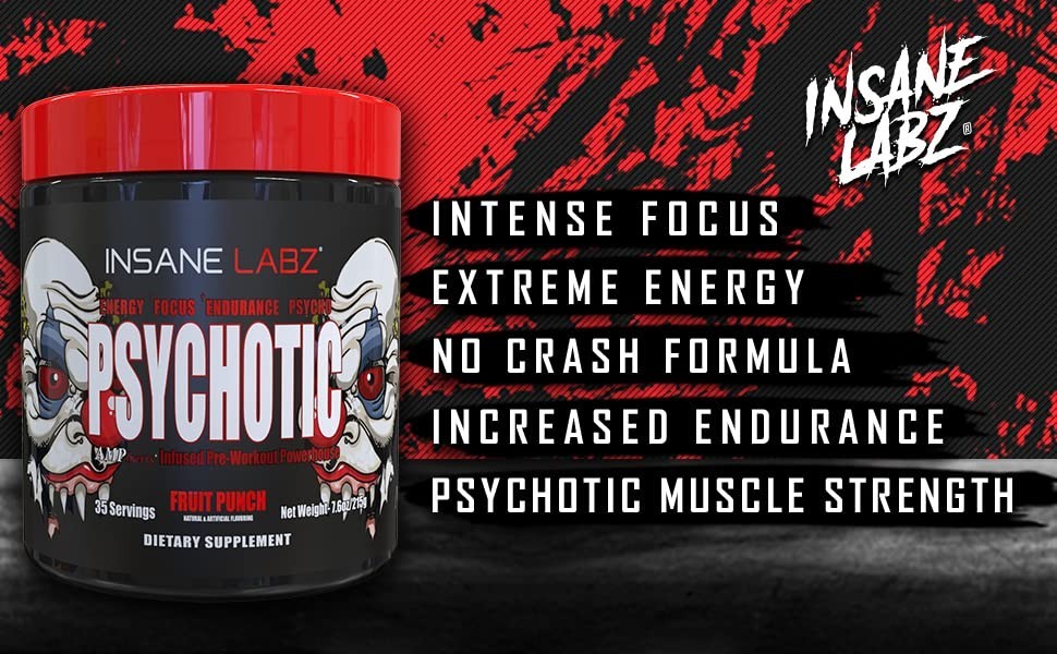 Pre Workout Nitric Oxide Booster Stack – Vascularity, Strength, Energy, Focus –