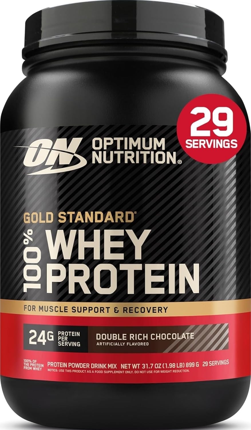 Whey Protein Powder Gluten Free Keto Muscle Growth Post-Workout 2 lb