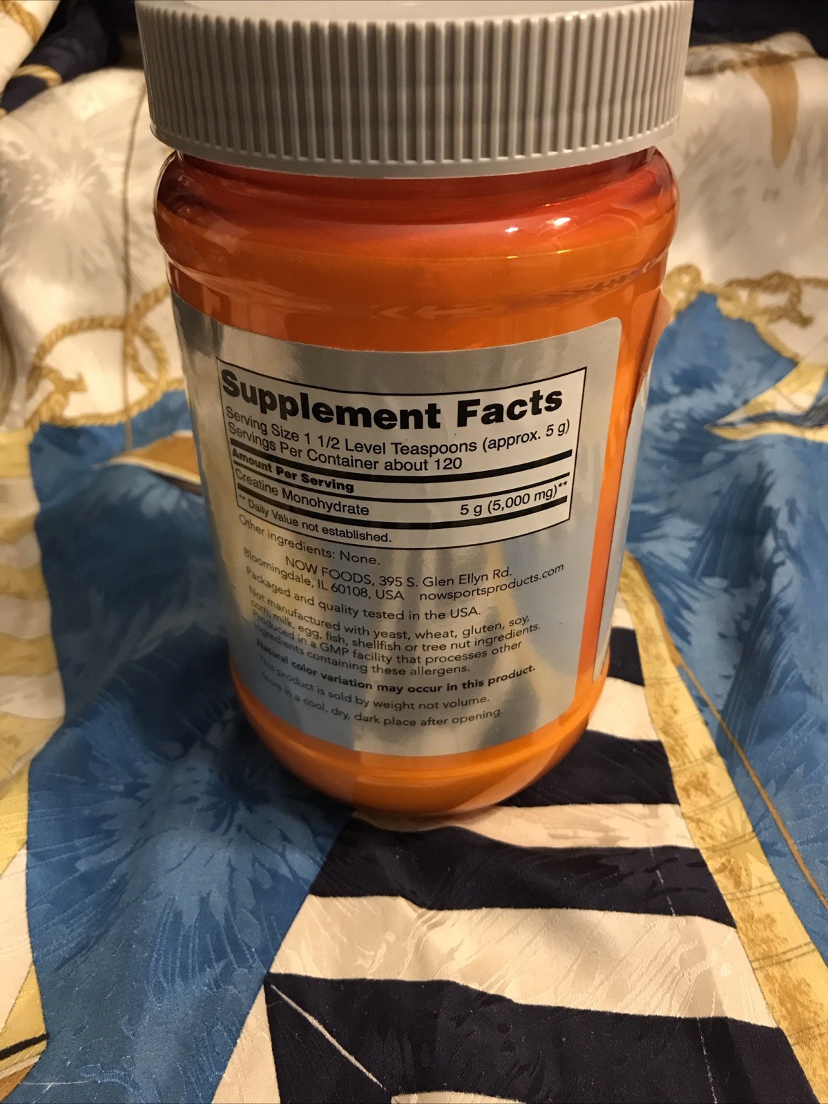 NOW Sports Pure Creatine Monohydrate Powder & more