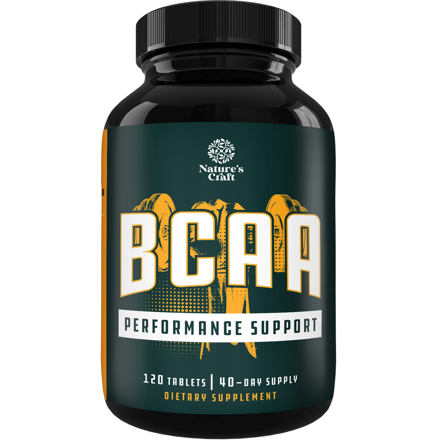 Branch Chain Amino Acids Supplement – Vegan BCAA Tablets Post Workout 120ct