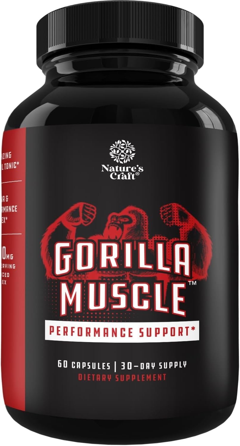 Legal STEROID ANABOLIC pills BULKING Testosterone Booster MUSCLE GROW, 60 cap…