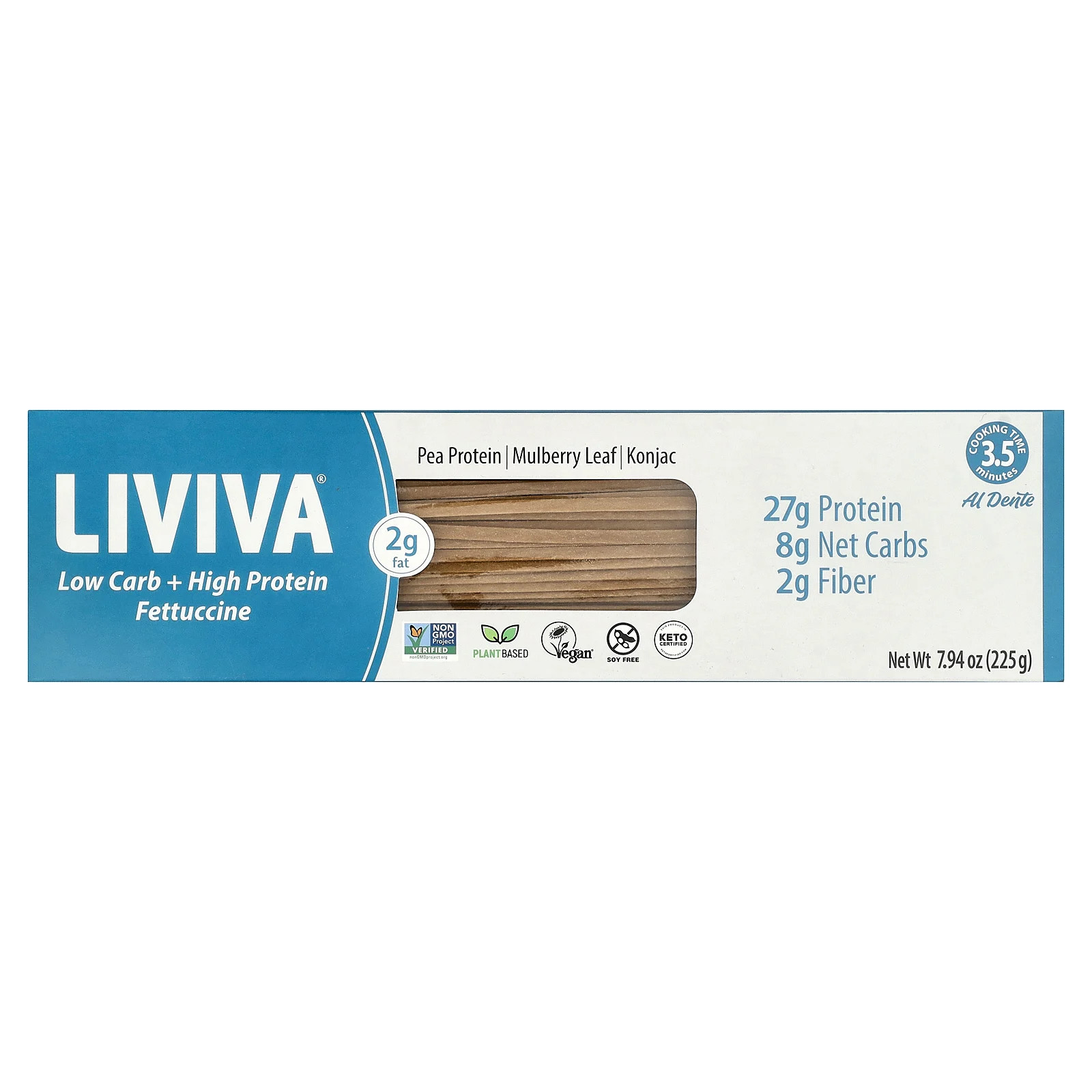 Low Carb + High Protein Fettuccine, 7.94 oz (225 g)